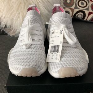 Adidas NMD R1 STLT PrimeKit- white/grey/pink